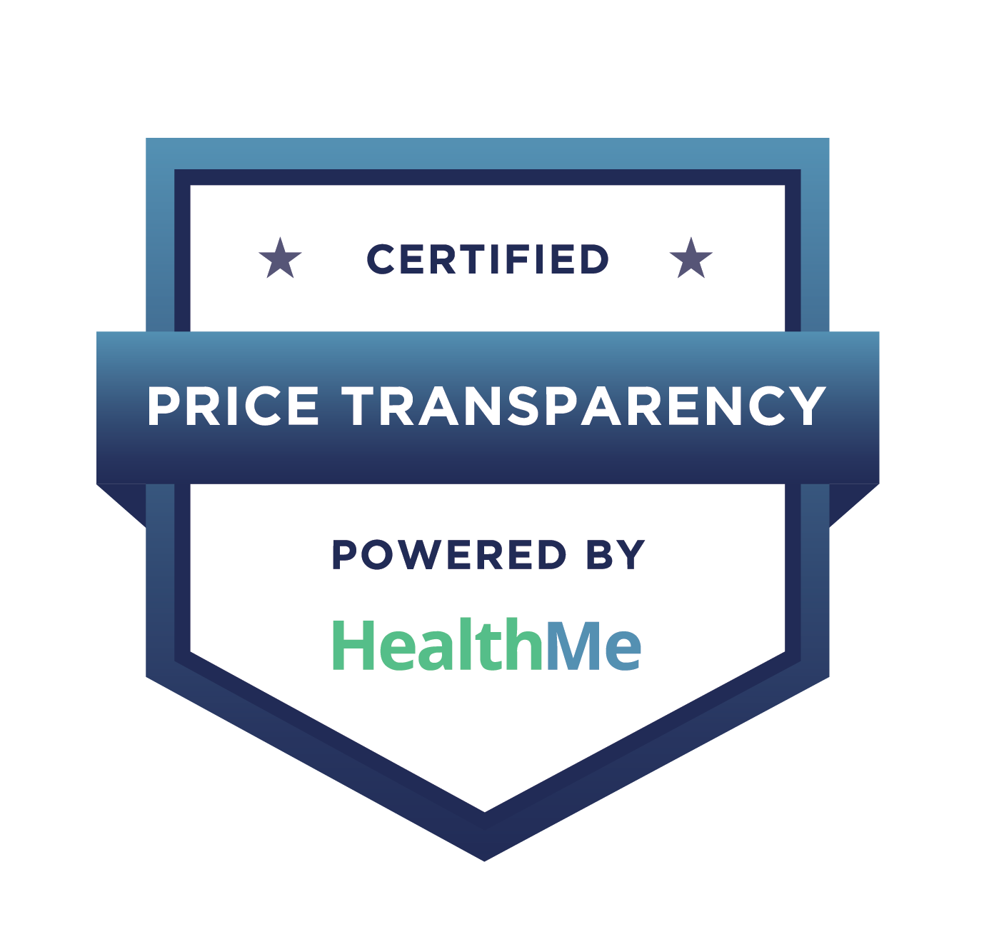 Certified price transparency seal