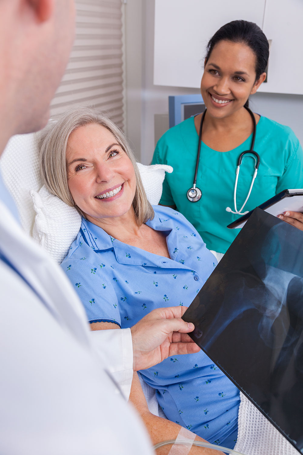 Partial hip replacement